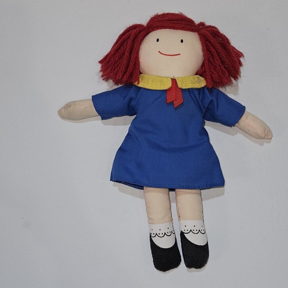 VTG Eden 1994 Madeline Plush Doll 10" Character Stuffed Toy Girl (no hat) READ